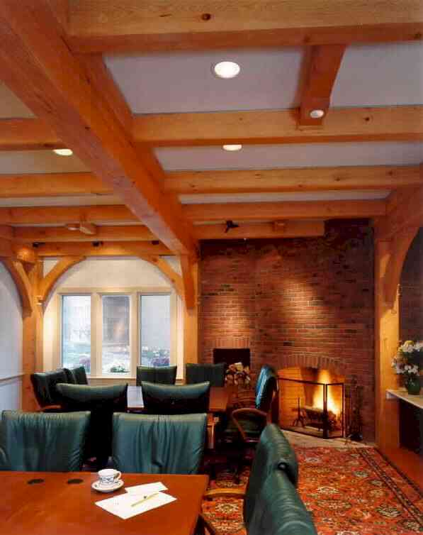 wood on ceiling