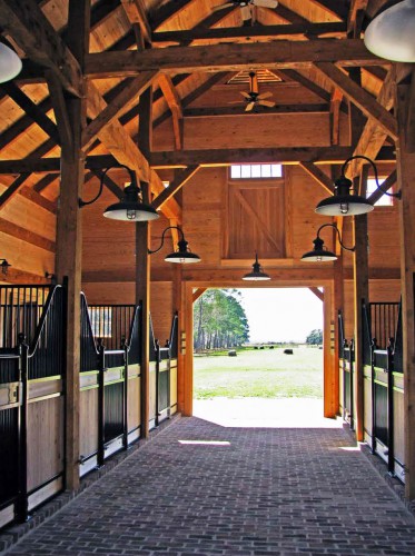 Carolina Horse Barn: Handcrafted Timber Stable