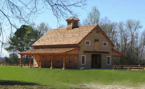 Carolina Horse Barn: Handcrafted Timber Stable