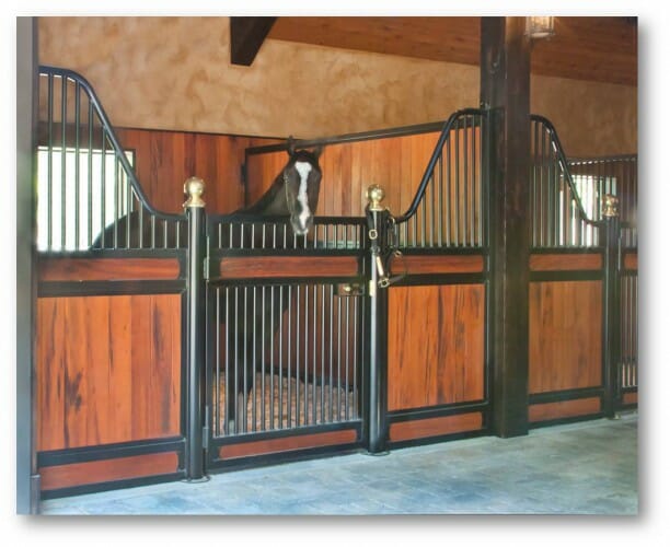 Wrought-Iron & Timber Horse Barn – Vermont Timber Works