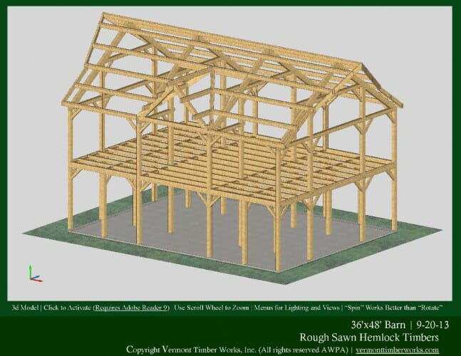 Out of State Timber Frames Vermont Timber Works