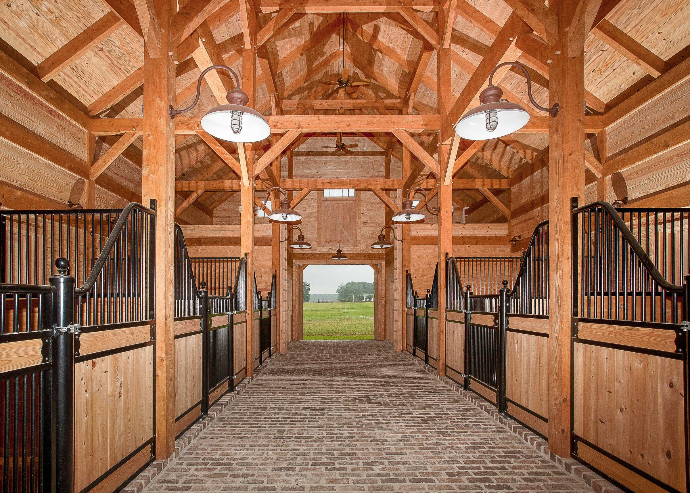 Carolina Horse Barn Beaufort SC Vermont Timber Works