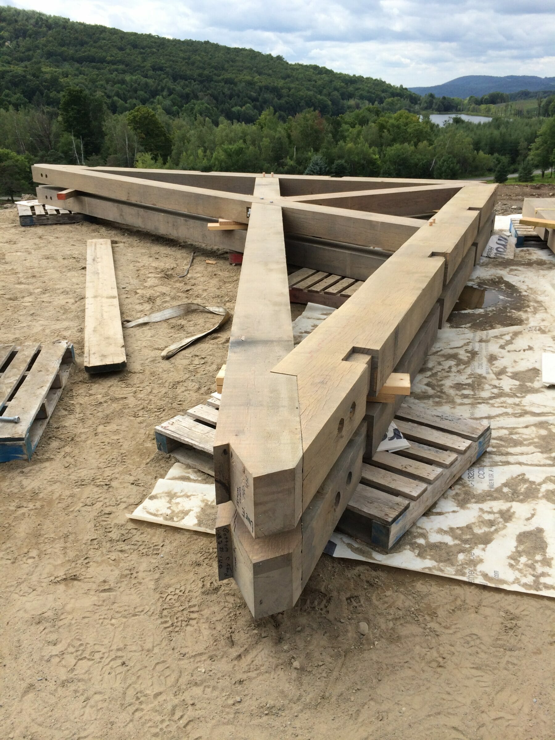 Scissor Truss Residence – Vermont Timber Works